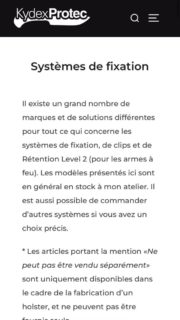 Mise à jour de la page Systèmes de fixation ✅
Vous pouvez maintenant comparer plus facilement les différentes options et leurs tarifs, pour choisir la configuration qui vous convient le mieux.Votre retour est important pour améliorer l’expérience sur le site — n’hésitez pas à me faire part de vos suggestions ! 🙌
→ Lien dans la bio#kydex #holster #customgear #tacticalgear #edcgear #edccommunity #outdoorgear #craftsmanship #madeinswitzerland #artisanat #workshoplife
#gearsetup #magasin #kydexprotec #nouveauté