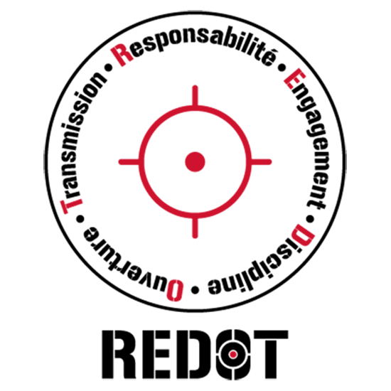 Logo Redot, partenaire ou marque équipée de holsters KydexProtec