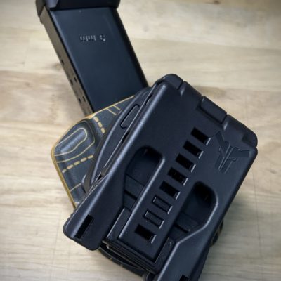 porte-chargeur, porte-magasin avec Tech Mount Mini et Tek Lok. Universel pour Glock, Beretta, Sig, etc.