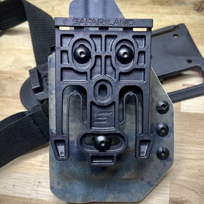 Holster OWB extérieur, fixation QLS Safariland, Camo Digital Forest