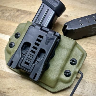 porte-chargeur, porte-magasin avec Tek Lok. Universel pour Glock, Beretta, Sig, etc.